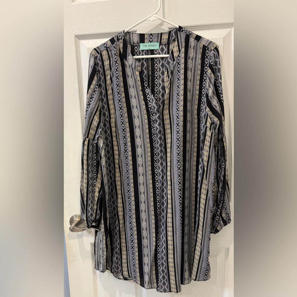 The Nines Striped Pattern Dress‎